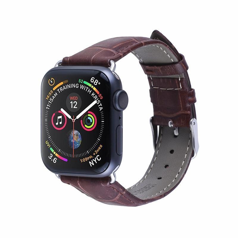 Pulseira de Couro para Apple Watch 38/40/42/44mm